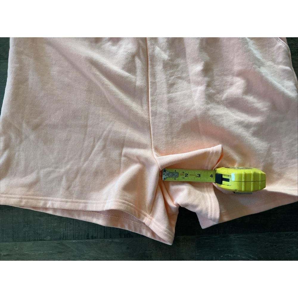 Free People Free-Est Lounge Shorts Sweats Elastic Waist XL Peach Orange Comfy - Picture 4 of 4